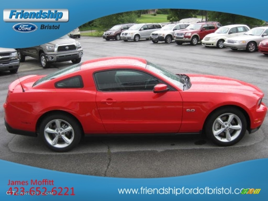 2012 Mustang GT Coupe - Race Red / Charcoal Black photo #5