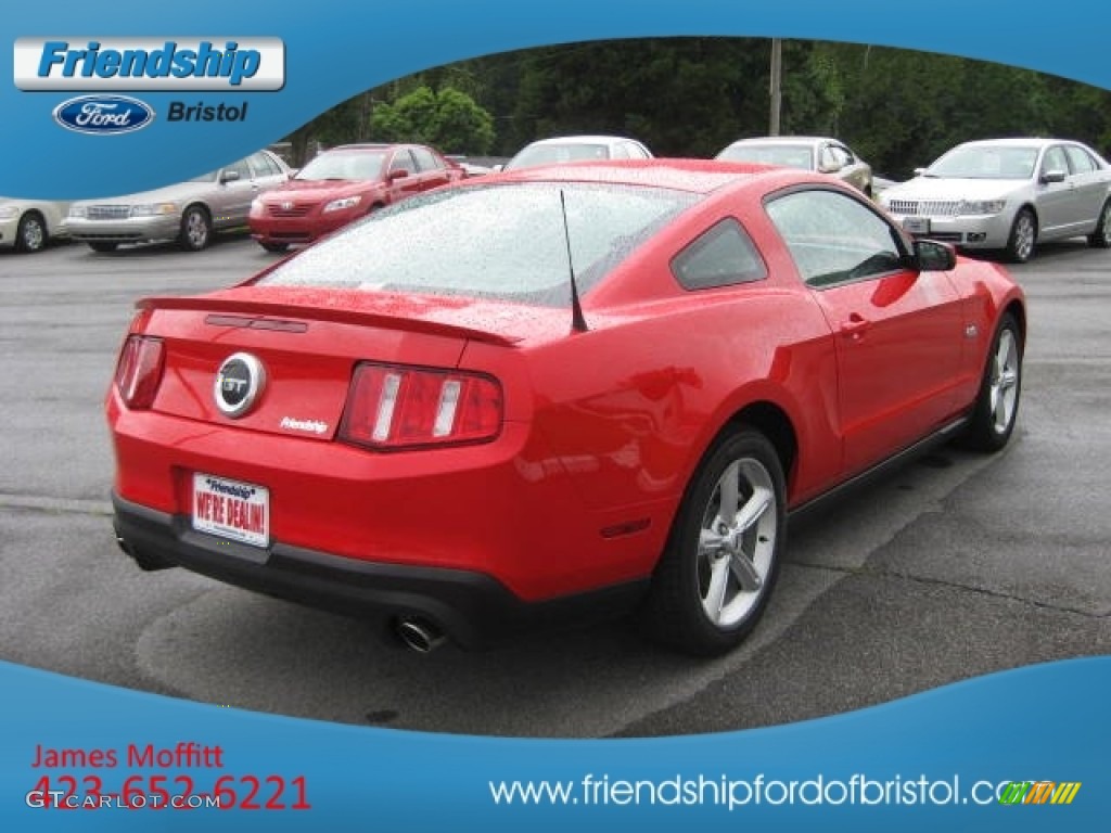 2012 Mustang GT Coupe - Race Red / Charcoal Black photo #6