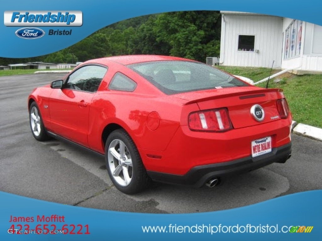 2012 Mustang GT Coupe - Race Red / Charcoal Black photo #8