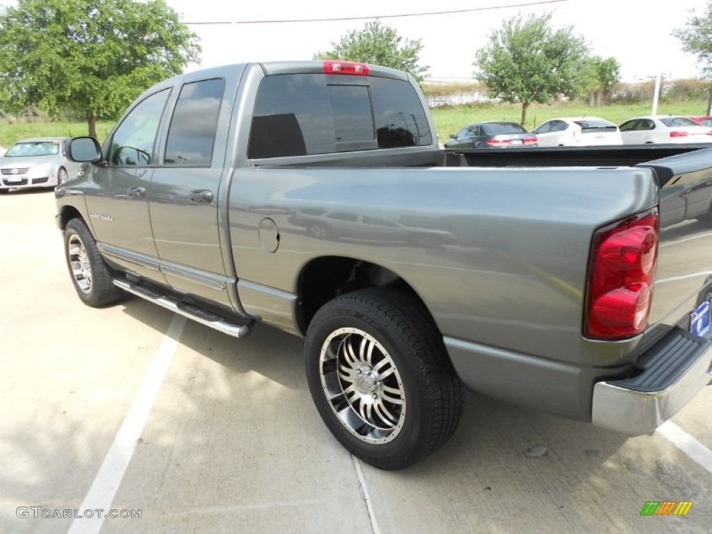 2007 Ram 1500 SLT Quad Cab - Mineral Gray Metallic / Medium Slate Gray photo #3