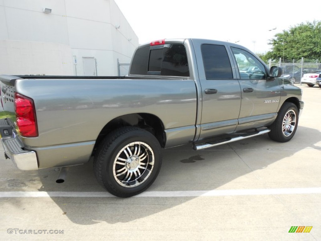 2007 Ram 1500 SLT Quad Cab - Mineral Gray Metallic / Medium Slate Gray photo #5