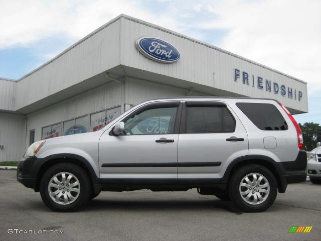 2005 CR-V EX 4WD - Satin Silver Metallic / Black photo #1