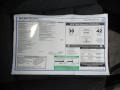 2012 Volkswagen Golf 2 Door TDI Window Sticker