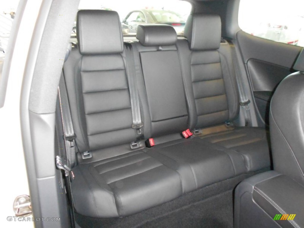 R Titan Black Leather Interior 2012 Volkswagen Golf R 2 Door 4Motion Photo #66507138