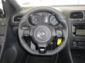 R Titan Black Leather Steering Wheel Photo for 2012 Volkswagen Golf R #66507153