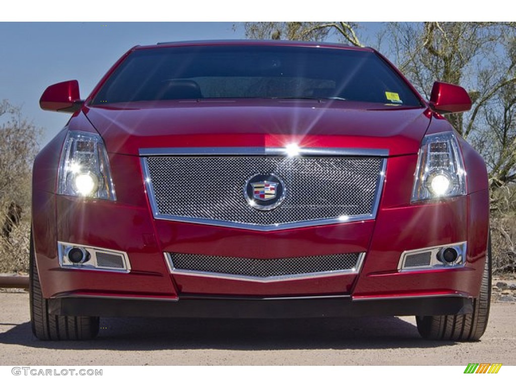 Crystal Red Tintcoat 2011 Cadillac CTS Coupe Exterior Photo #66507192
