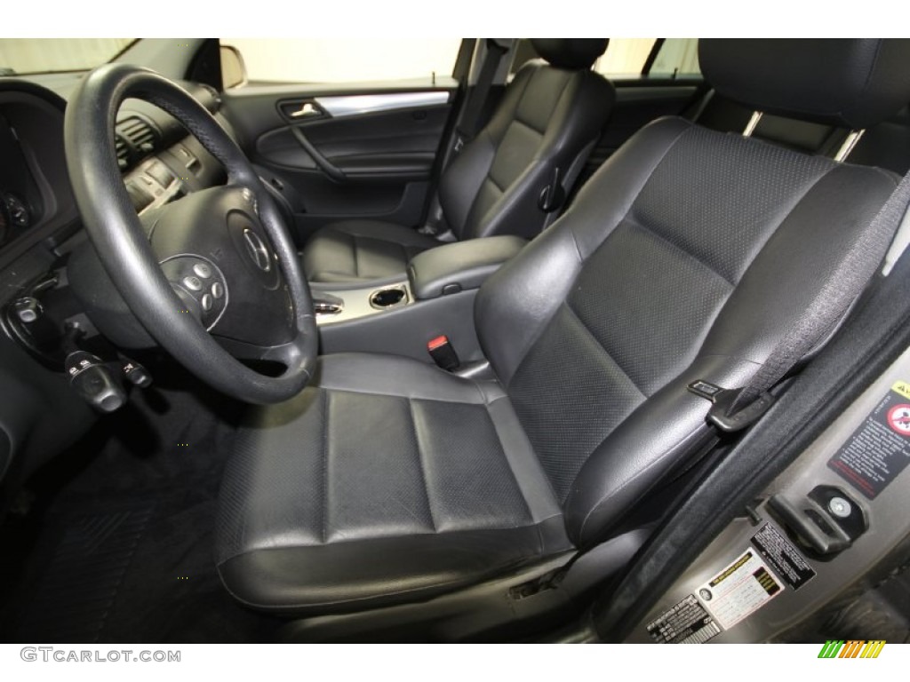 Black Interior 2006 Mercedes-Benz C 230 Sport Photo #66508203