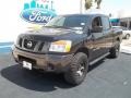 2008 Galaxy Black Nissan Titan XE Crew Cab 4x4  photo #2