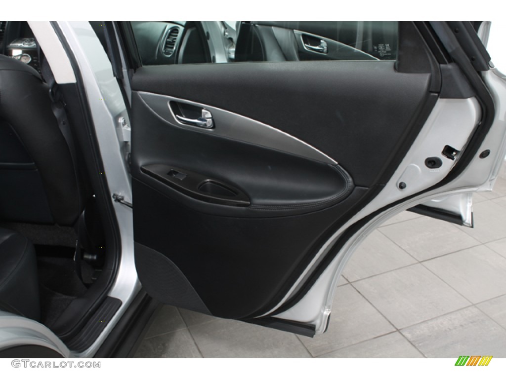2008 Infiniti EX 35 AWD Graphite Door Panel Photo #66510577