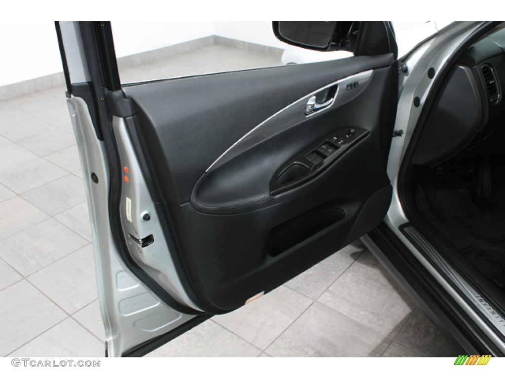 2008 Infiniti EX 35 AWD Graphite Door Panel Photo #66510594