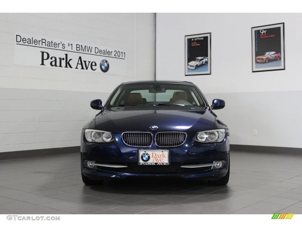2012 3 Series 328i xDrive Coupe - Deep Sea Blue Metallic / Saddle Brown photo #1