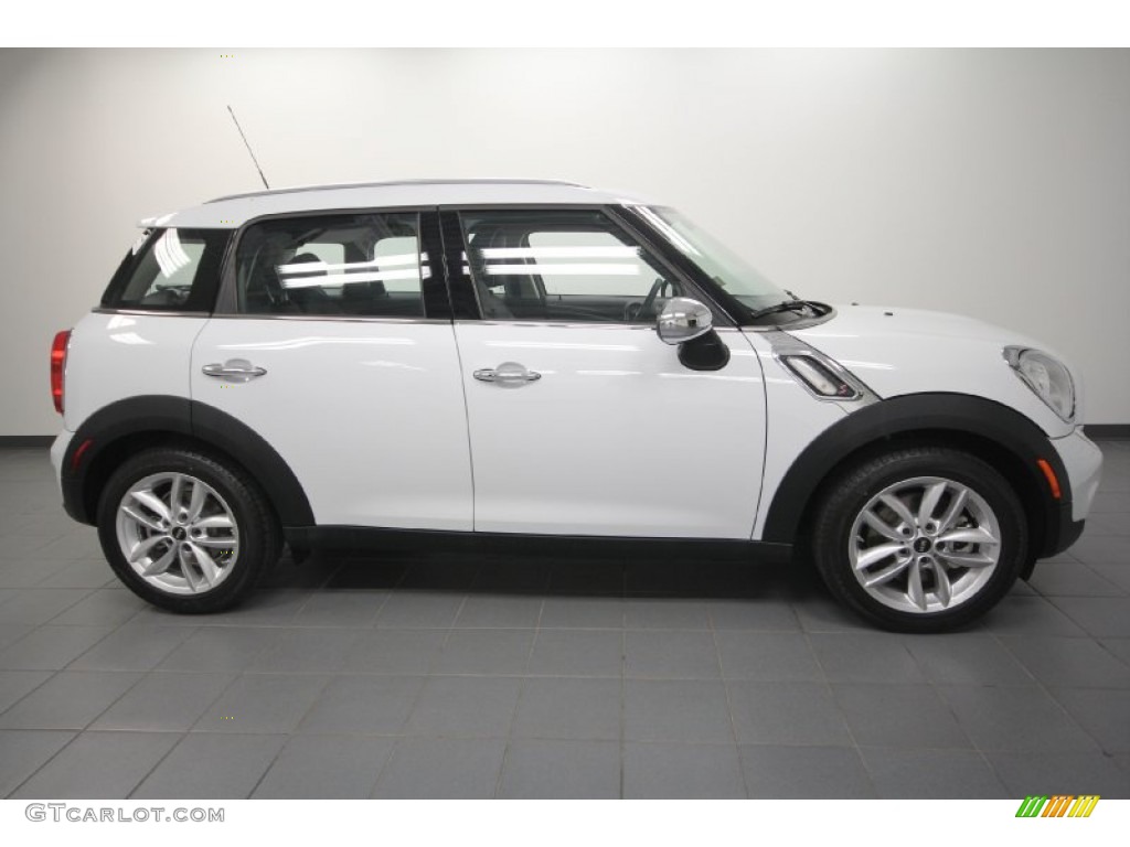 Light White 2012 Mini Cooper S Countryman Exterior Photo #66510711