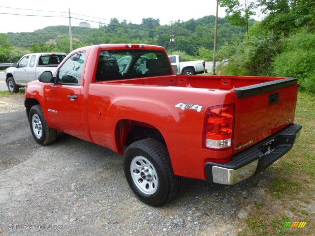 2012 Sierra 1500 Regular Cab 4x4 - Fire Red / Dark Titanium photo #5