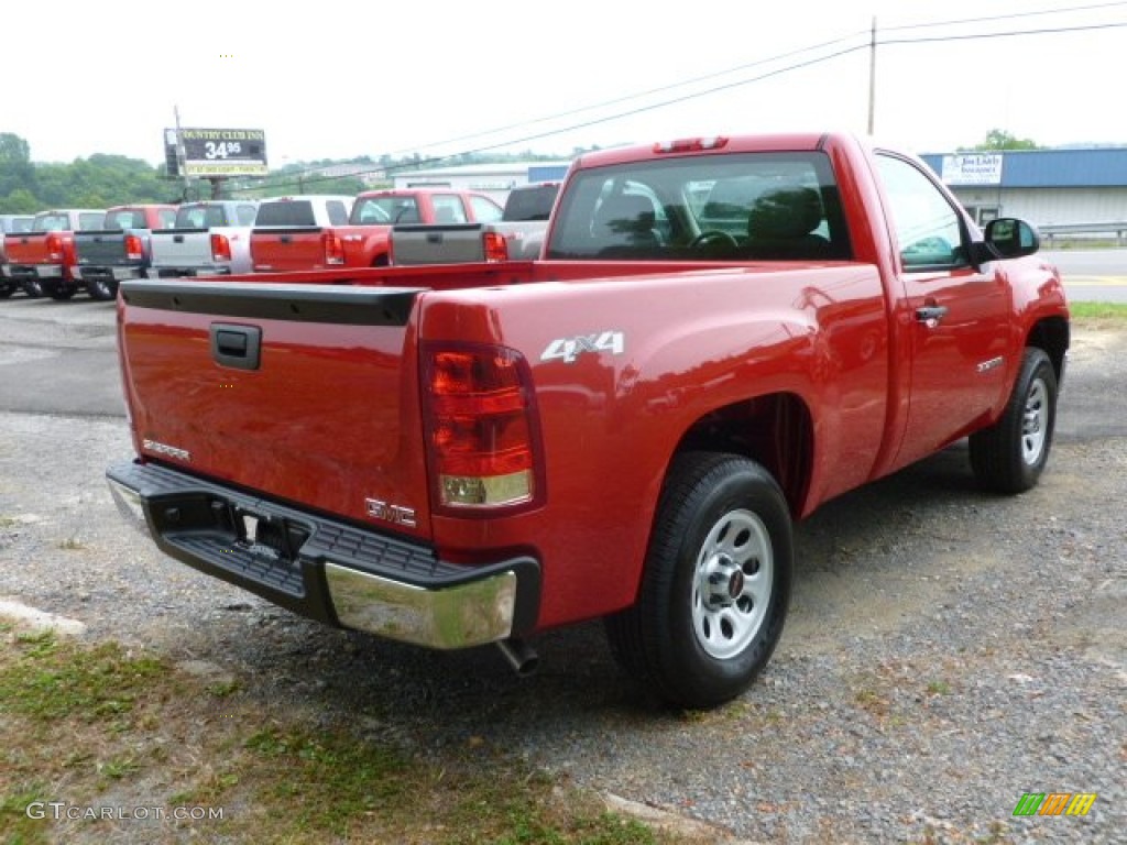 2012 Sierra 1500 Regular Cab 4x4 - Fire Red / Dark Titanium photo #7