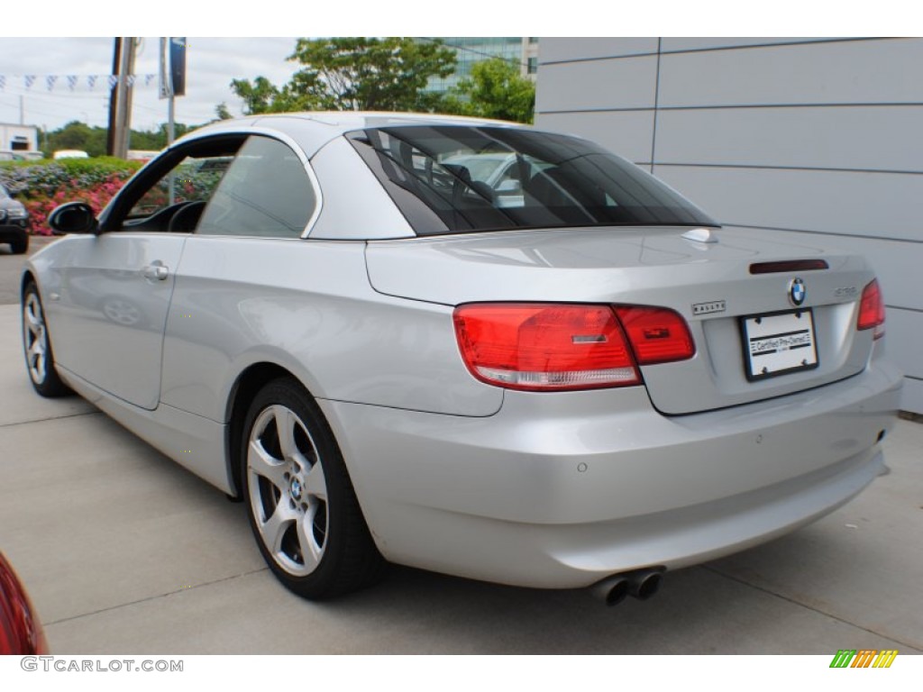 2009 3 Series 328i Convertible - Titanium Silver Metallic / Black photo #4