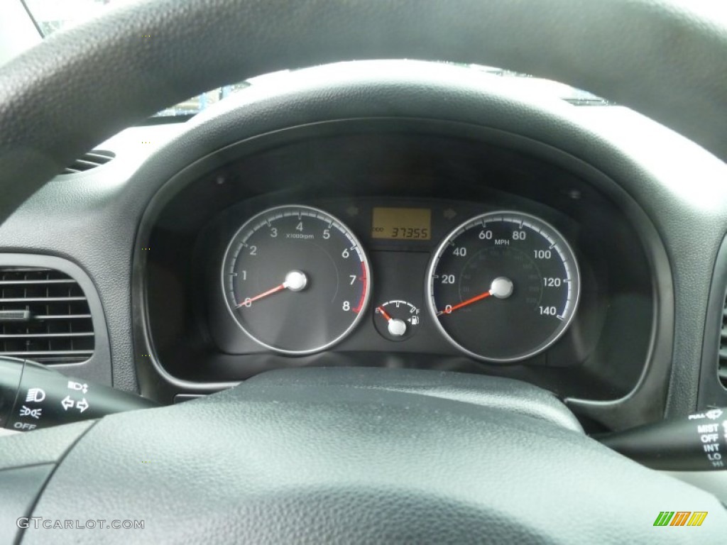 2011 Hyundai Accent GLS 4 Door Gauges Photo #66512621