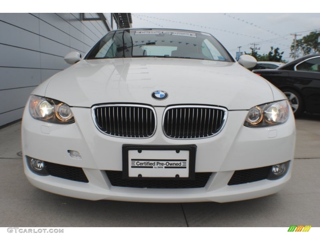 2009 3 Series 328i Convertible - Alpine White / Saddle Brown Dakota Leather photo #2