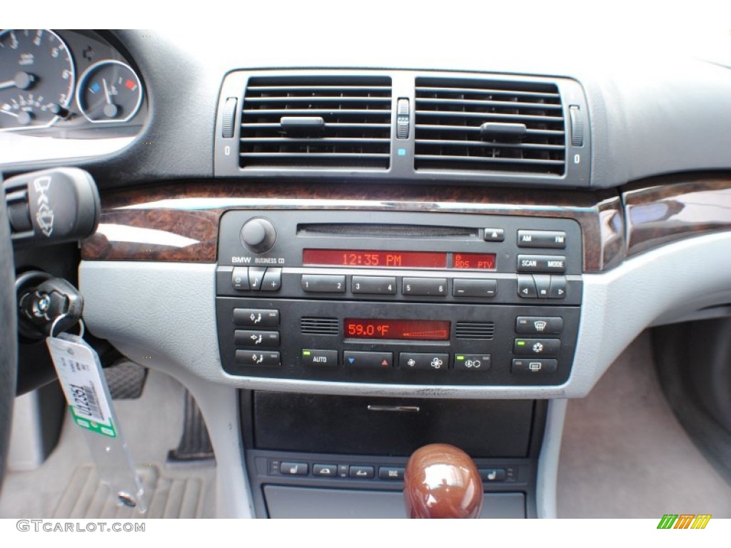 2002 3 Series 330i Convertible - Orient Blue Metallic / Grey photo #12