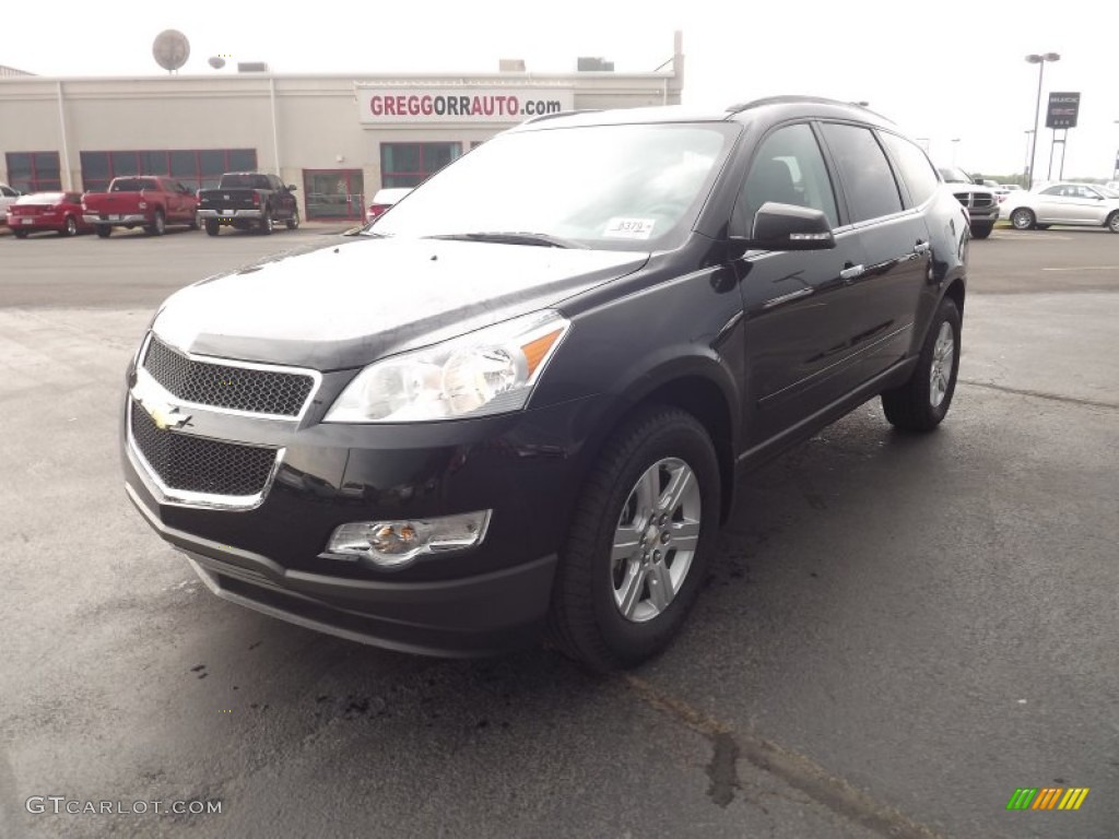 2012 Traverse LT - Black Granite Metallic / Ebony photo #1