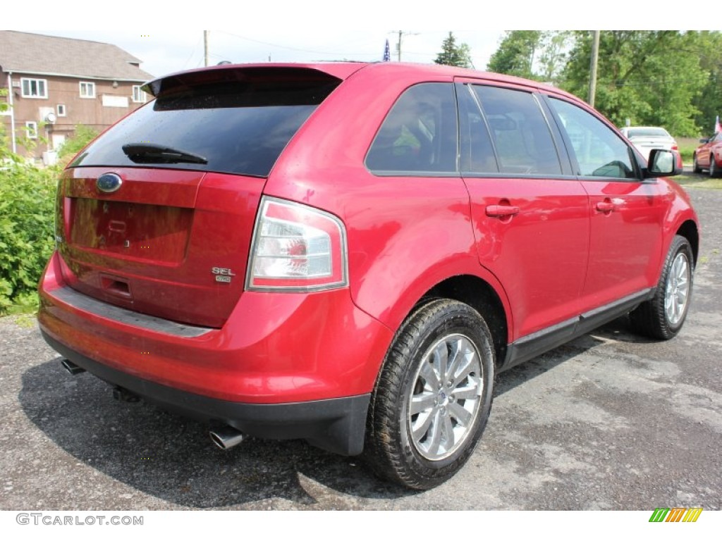 Redfire Metallic 2008 Ford Edge SEL AWD Exterior Photo #66513999