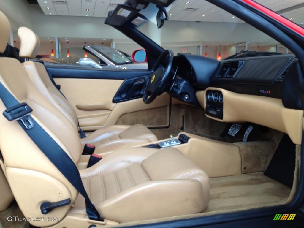 Beige Interior 1999 Ferrari 355 F1 Spider Photo #66514143