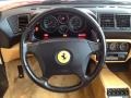 1999 Ferrari 355 Beige Interior Steering Wheel Photo
