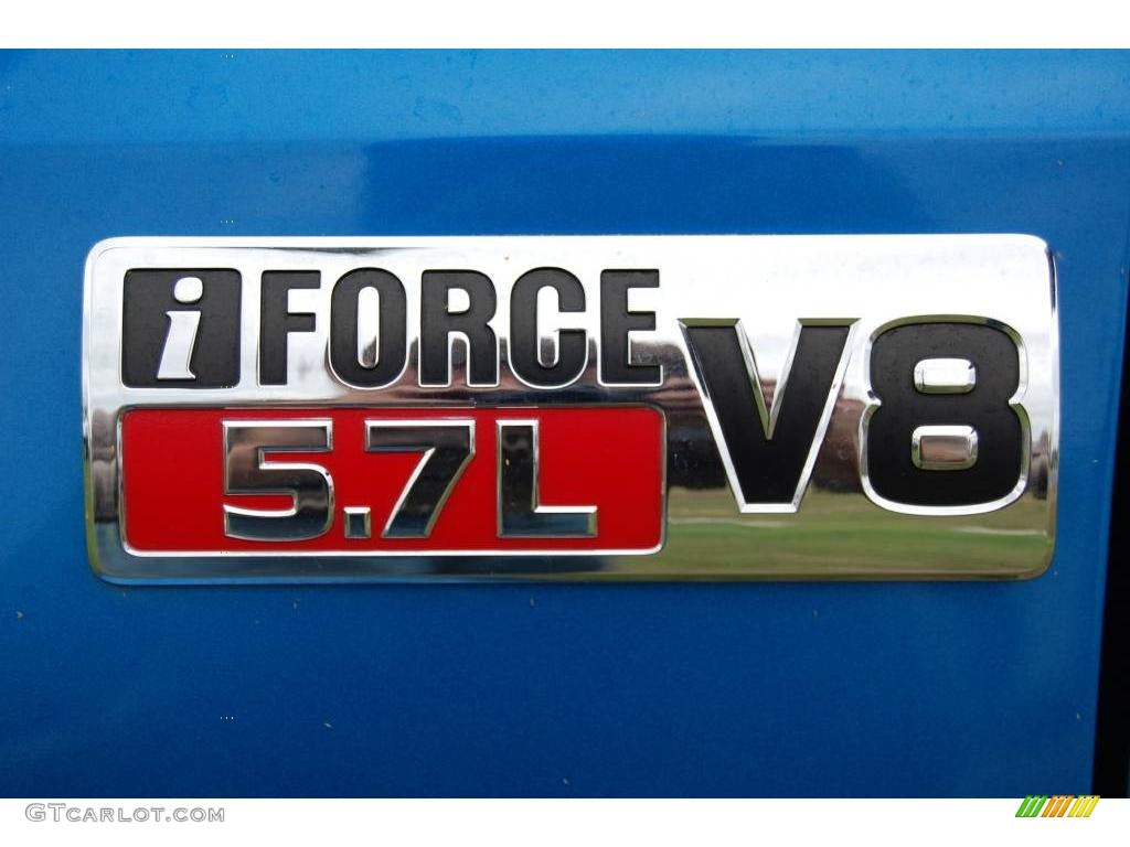 2008 Tundra SR5 X-SP Double Cab - Blue Streak Metallic / Beige photo #4