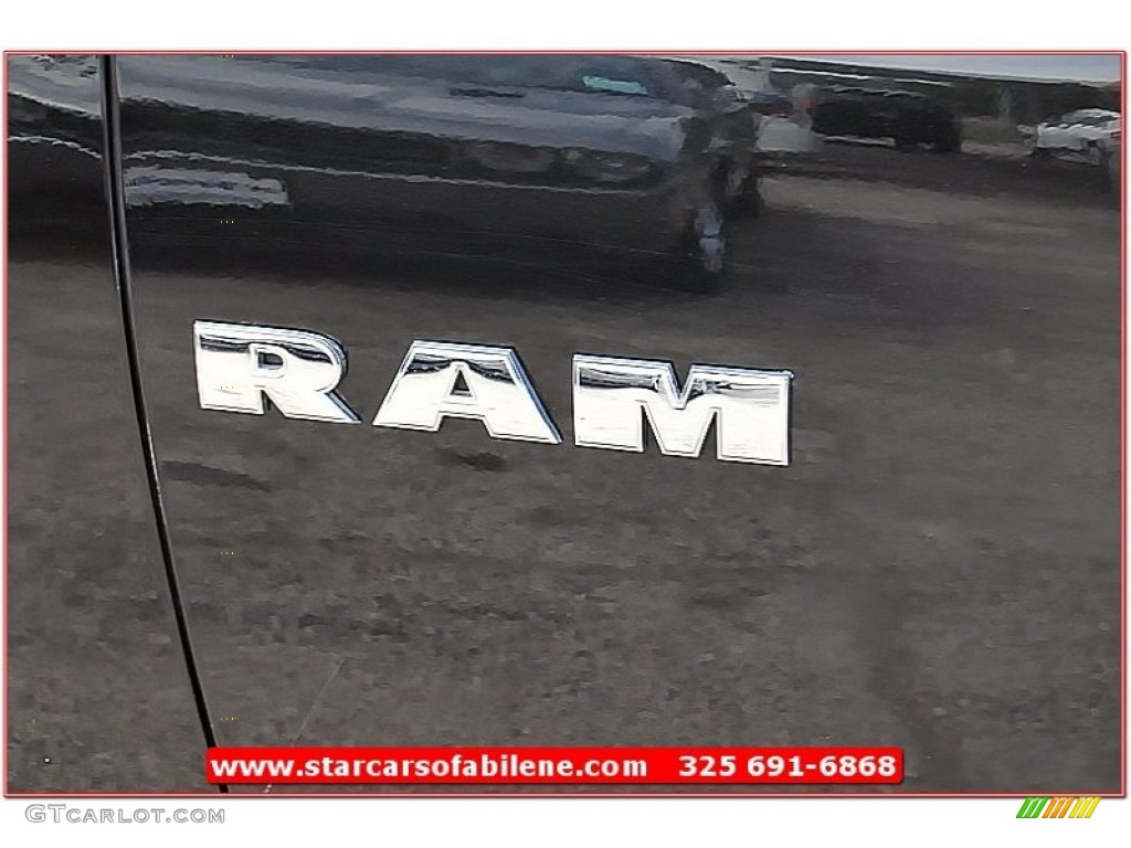 2010 Ram 1500 ST Regular Cab 4x4 - Brilliant Black Crystal Pearl / Dark Slate/Medium Graystone photo #3