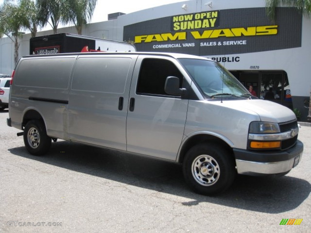 Silver Birch Metallic Chevrolet Express