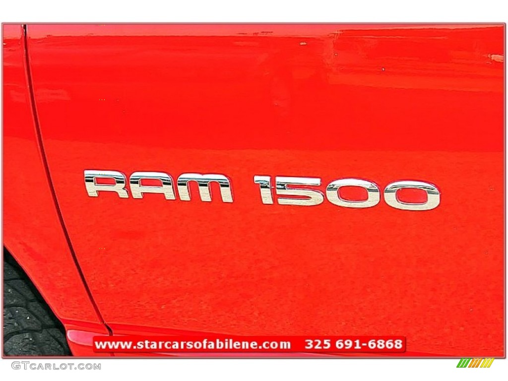 2006 Ram 1500 ST Regular Cab 4x4 - Flame Red / Medium Slate Gray photo #3