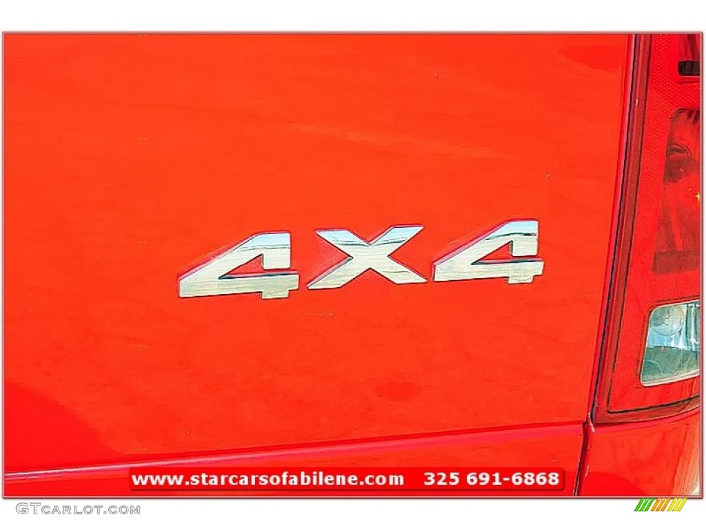 2006 Ram 1500 ST Regular Cab 4x4 - Flame Red / Medium Slate Gray photo #7