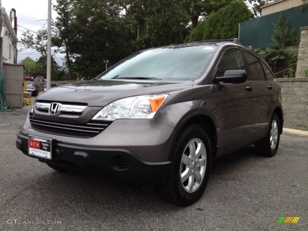 2009 CR-V EX 4WD - Urban Titanium Metallic / Black photo #4