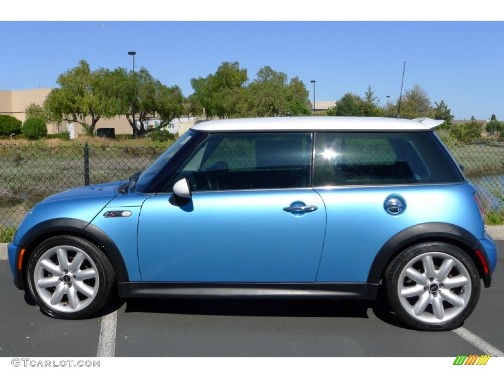 Electric Blue Metallic 2003 Mini Cooper S Hardtop Exterior Photo #66516903
