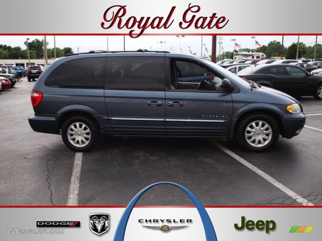 2001 Town & Country LXi - Steel Blue Pearl / Sandstone photo #1