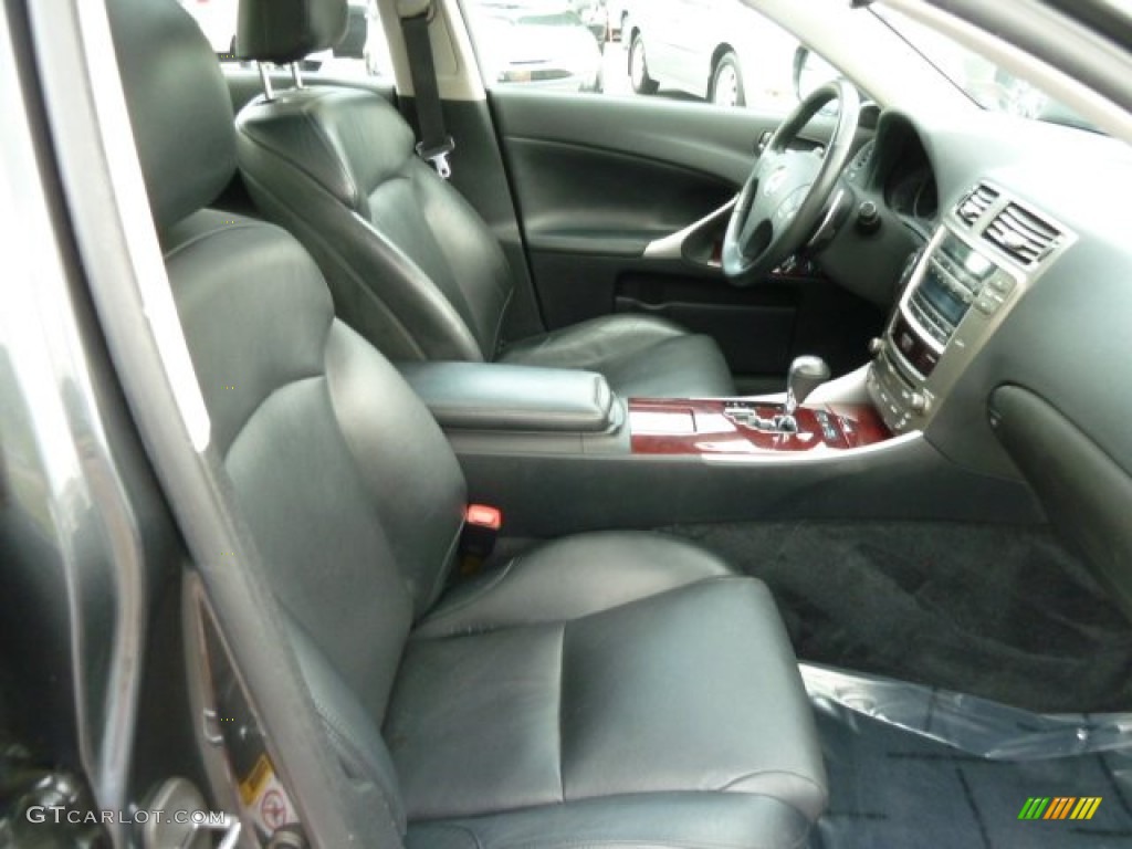 Black Interior 2006 Lexus IS 250 AWD Photo #66517794