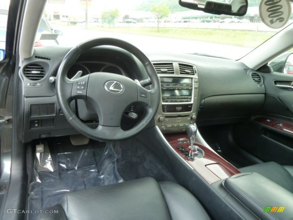2006 Lexus IS 250 AWD Black Dashboard Photo #66517845