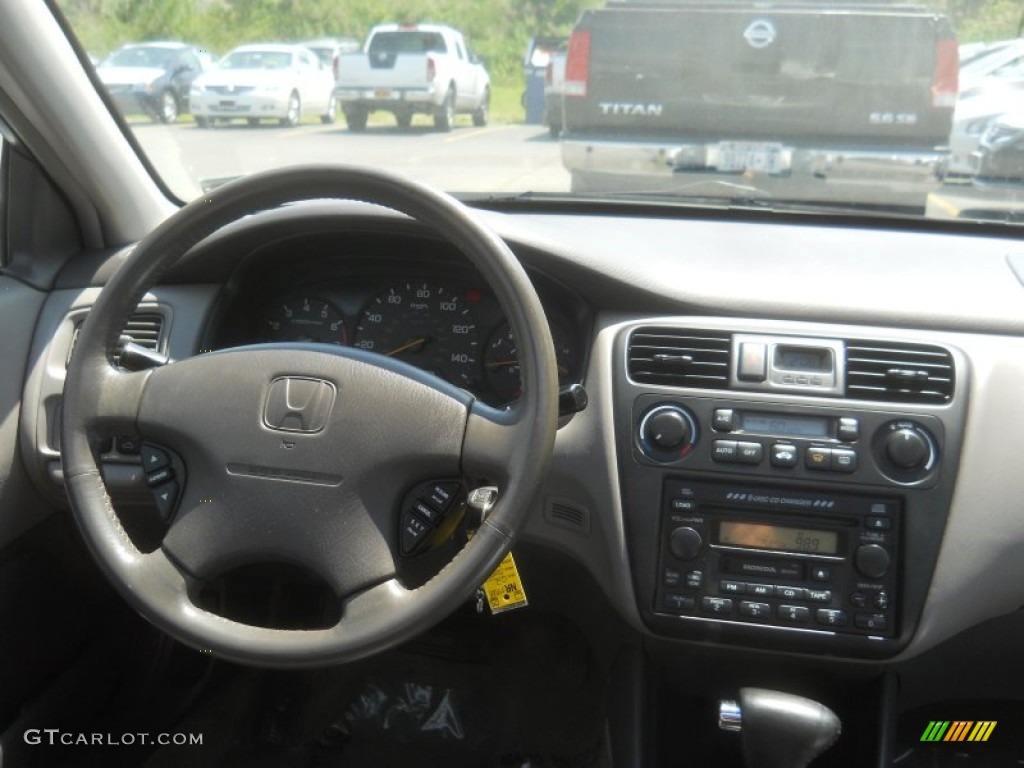 2002 Accord EX V6 Sedan - Satin Silver Metallic / Quartz Gray photo #4