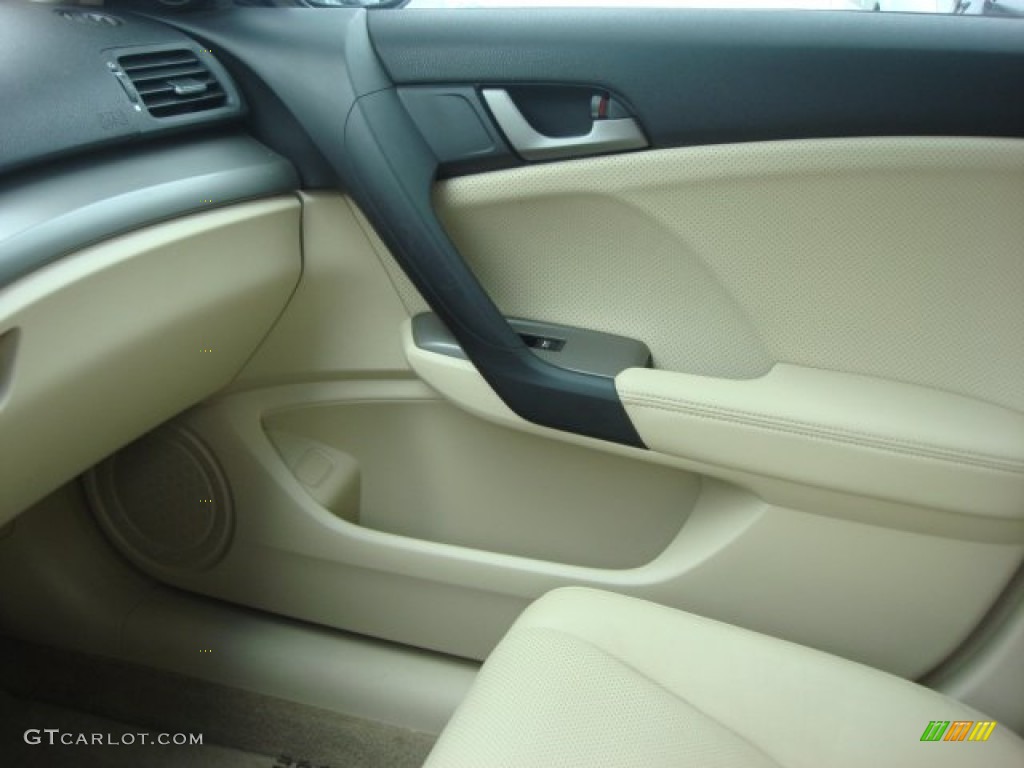 2009 TSX Sedan - Basque Red Pearl / Taupe photo #16