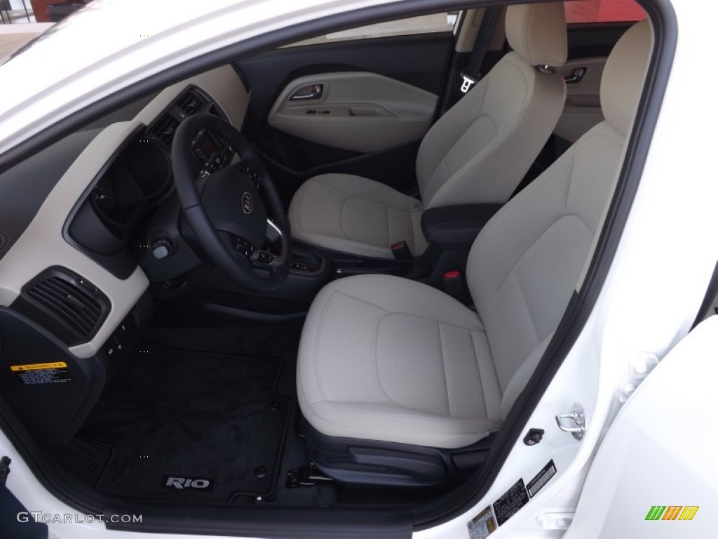 Beige Interior 2013 Kia Rio EX 5-Door Photo #66518859