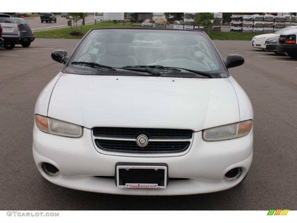 1996 Sebring JX Convertible - Bright White / Gray photo #15