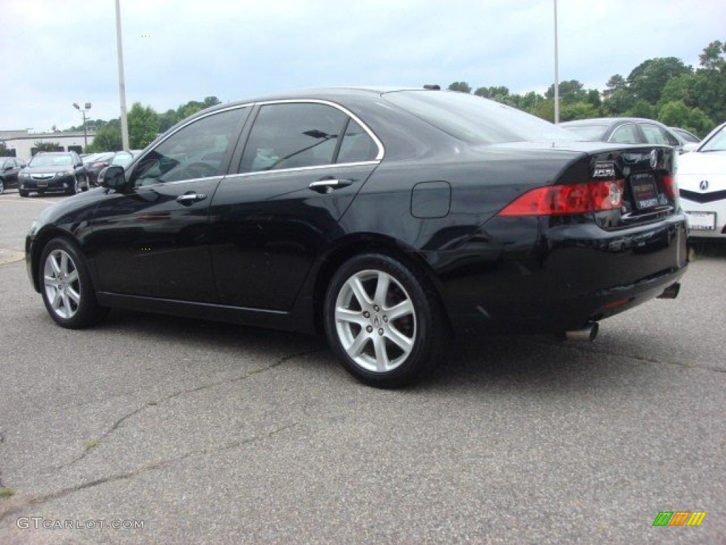 2005 TSX Sedan - Nighthawk Black Pearl / Parchment photo #3