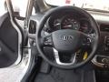 Black 2013 Kia Rio EX Sedan Steering Wheel