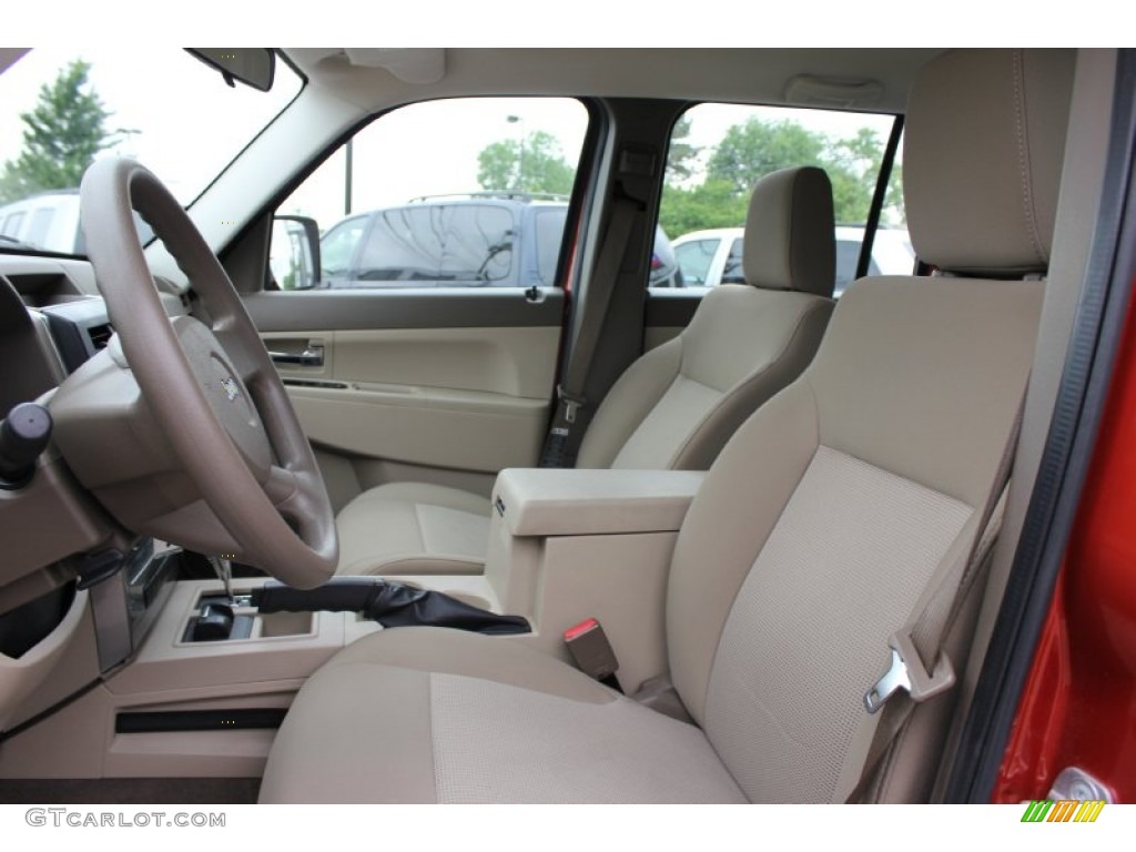 2009 Liberty Sport 4x4 - Sunburst Orange Pearl / Pastel Pebble Beige Mckinley Leather photo #7