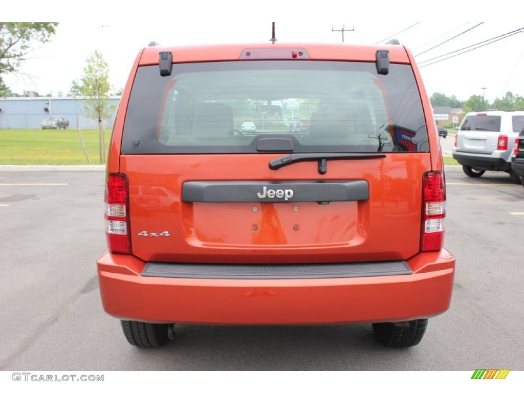 2009 Liberty Sport 4x4 - Sunburst Orange Pearl / Pastel Pebble Beige Mckinley Leather photo #10