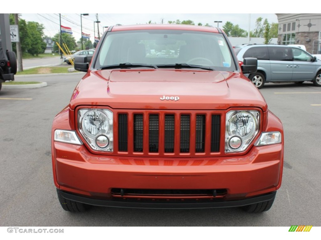 2009 Liberty Sport 4x4 - Sunburst Orange Pearl / Pastel Pebble Beige Mckinley Leather photo #16