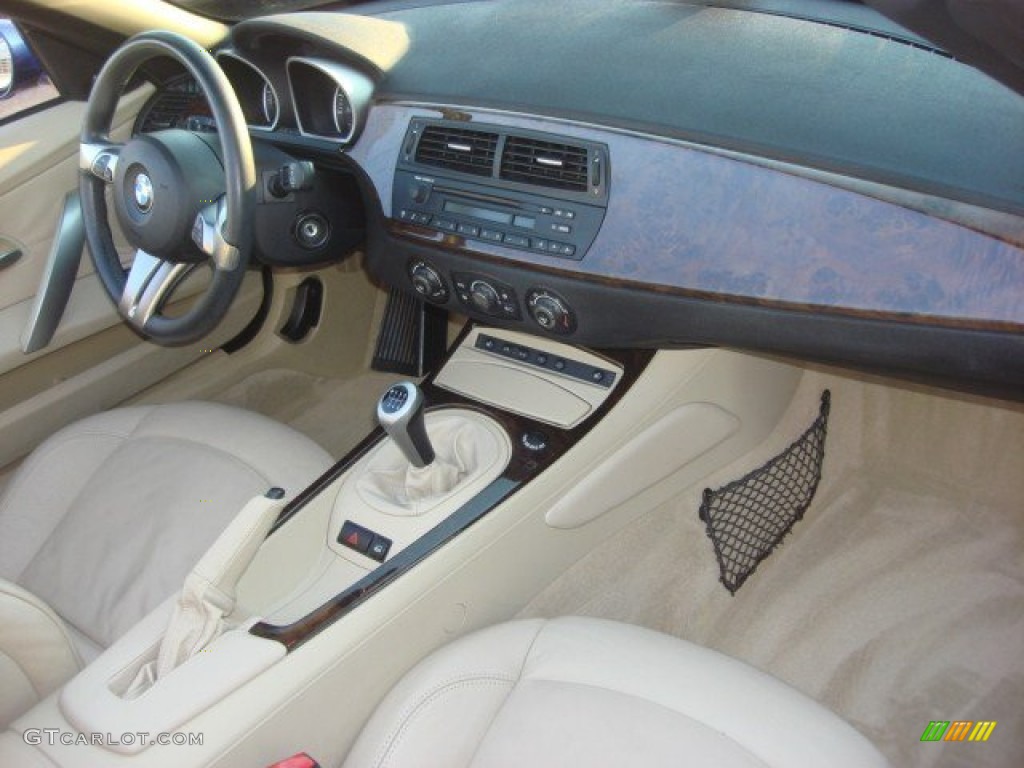 Beige Interior 2007 BMW Z4 3.0i Roadster Photo #66519336
