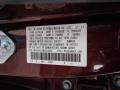 R530P: Basque Red Pearl 2011 Acura TSX Sedan Color Code