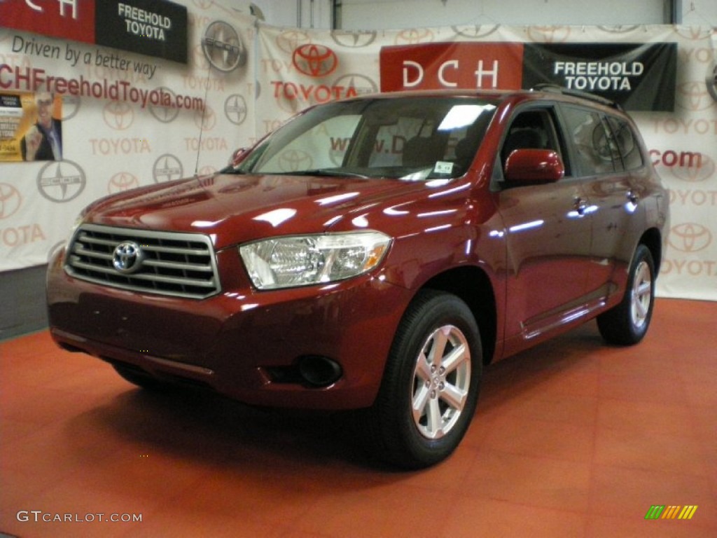 2009 Highlander V6 - Salsa Red Pearl / Ash photo #1