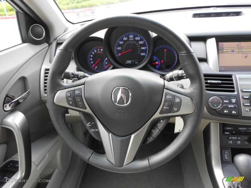 2012 Acura RDX Technology Taupe Steering Wheel Photo #66521466