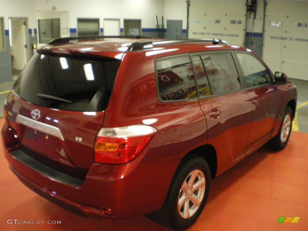 2009 Highlander V6 - Salsa Red Pearl / Ash photo #21